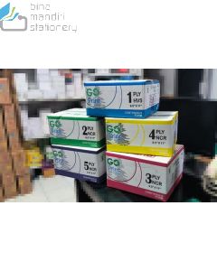 Foto Go Print Continuous Form 9.5" x 11"/2 NCR 2 Ply Warna Kertas Komputer merek Go Print