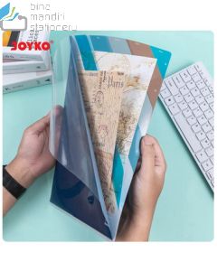 Contoh Map Berkas File Transparan Bening Joyko Clear Sleeves CS-12-F4 merek Joyko