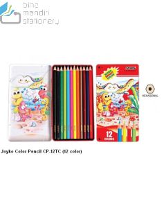 Foto Pensil Gambar 12 Warna Joyko Color Pencil CP-12TC (12 color) merek Joyko