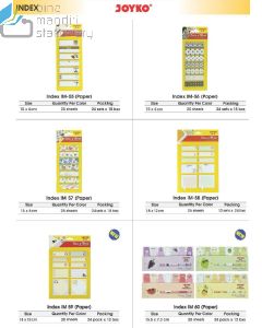 Foto Sticky Note Pesan Tempel Joyko Index & Memo IM-60 (kertas) merek Joyko