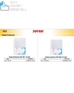 Foto Joyko Sheet Protector SHP-202-10 (A4) Plastik Pelindung Dokument Multiholes di Binder merek Joyko