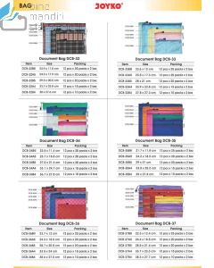 Gambar Joyko Document Bag DCB-33 A5 (jaring) Kantong Poket Resleting Dokument merek Joyko