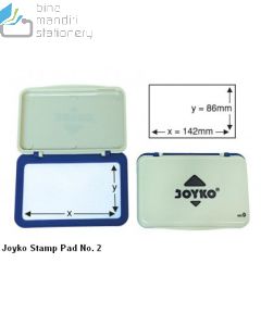 Jual Bak Bantalan Stempel Joyko Stamp Pad No. 2 termurah harga grosir Jakarta