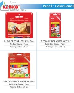 Brosur image atk Kenko Pencil Colour WCP-24 F Pensil Warna