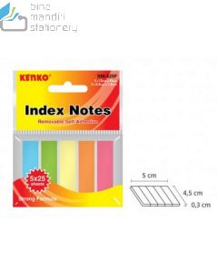 Katalog stationery Kenko SNI-525F Stick Note Index Pembatas Buku dan gambarnya